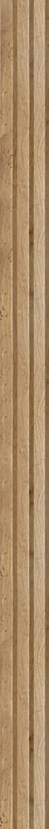 Διακοσμητικό MDF panel τοίχου με 3D πηχακια PECAN 508090 BEAT ST πλατος 11.9cm x υψος 2.75m