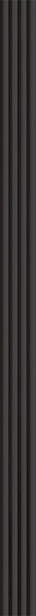 Διακοσμητικό MDF panel τοίχου με 3D πηχακια BLACK EDITION 805090 WAVE ST πλατος 11.9cm x υψος 2.75m