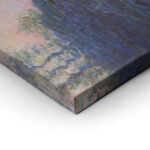 Πινακας σε καμβά MONET - SUNSET AT LAVACOURT, WINTER EFFECT