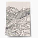 Πόστερ MOUNTAIN MINIMALIST LINES