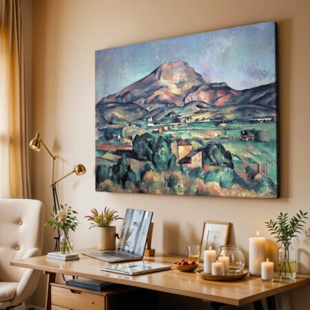 Πινακας σε καμβά PAUL CEZANNE - LA MONTAGNE SAINTE VICTOIRE - Paul Cezanne