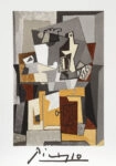 Πόστερ PICASSO - NATURE MORTE A LA PORTE ET A LA CLEF