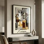 Πόστερ PICASSO - NATURE MORTE A LA PORTE ET A LA CLEF