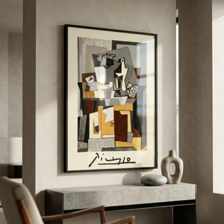 Πόστερ PICASSO - NATURE MORTE A LA PORTE ET A LA CLEF - Διασημοι Ζωγραφοι