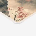 Πόστερ RED ASIAN SUN AND MOUNTAINS