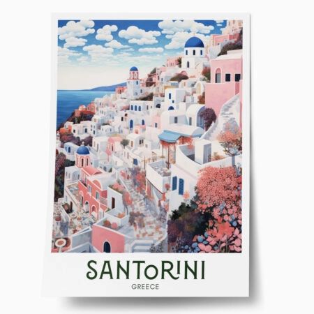 Πόστερ SANTORINI FANTASY - Πολεις - Χαρτες Sticky 1