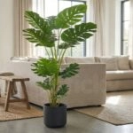 ΤΕΧΝΗΤΟ ΔΕΝΤΡΟ ΜΟΝΣΤΕΡΑ REAL TOUCH ΣΕ ΓΛΑΣΤΡΑ - ΥΨΟΣ 150cm