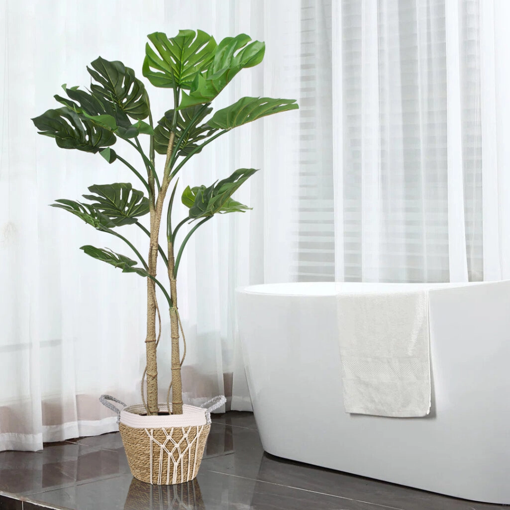 MONSTERA PLANT 20005 - Artificial Decorative Monstera Plant H110cm