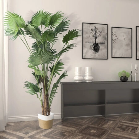 PALM TREE 20014 Τεχνητό Διακοσμητικό Φυτό Φοινικόδεντρο Βεντάλια Υ210cm - Τεχνητοι Φοινικες Sticky 4