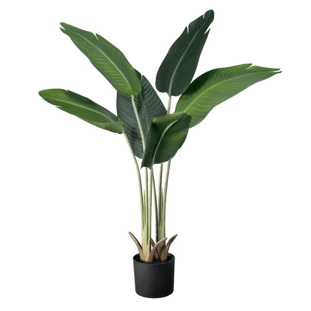 STRELITZIA 20024 Τεχνητό Διακοσμητικό Φυτό Στρελίτσια - Πουλί του Παραδείσου Υ90cm