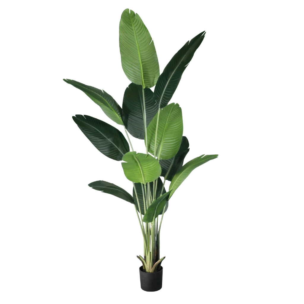 STRELITZIA 20026 Τεχνητό Διακοσμητικό Φυτό  Στρελίτσια - Πουλί του Παραδείσου Υ180cm