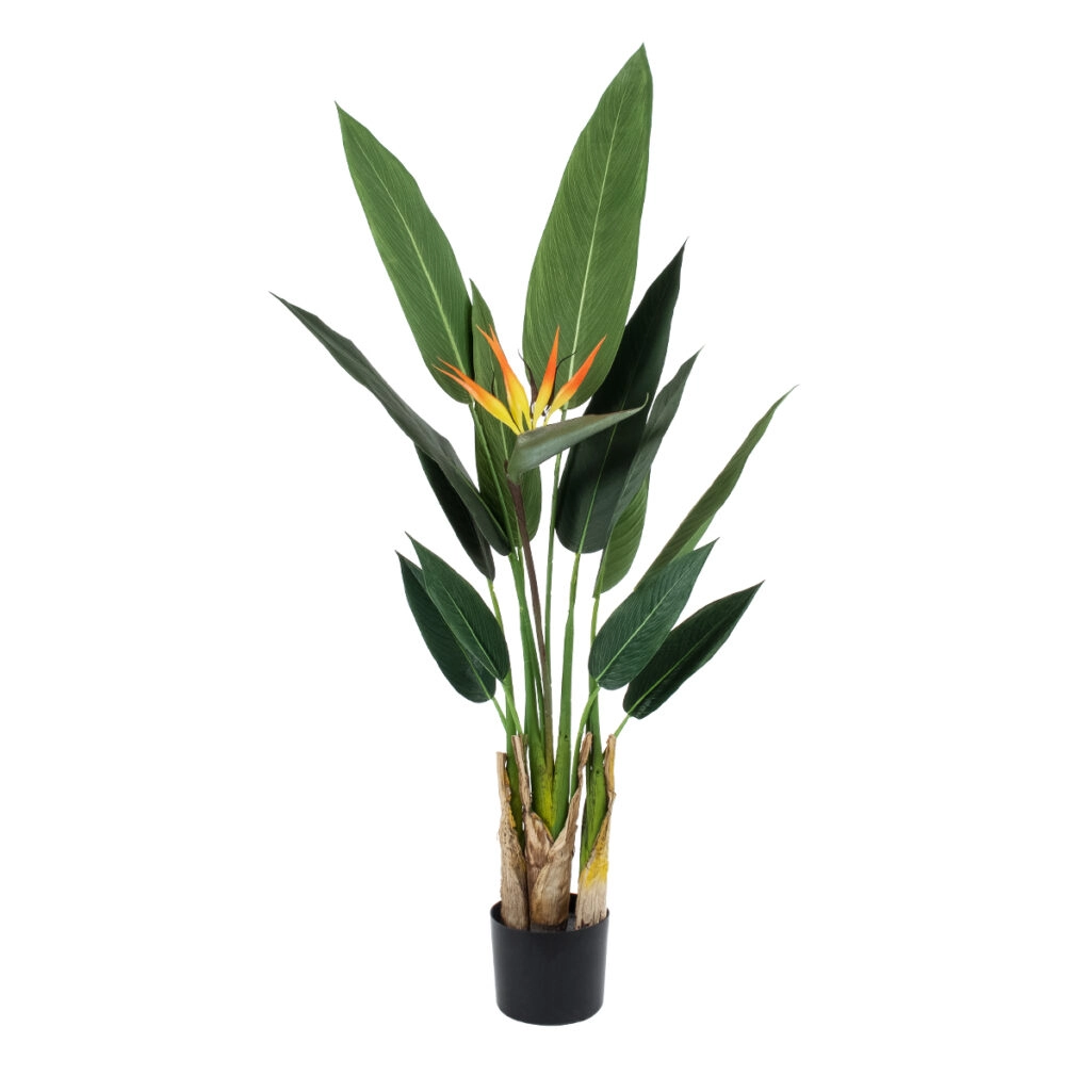 STRELITZIA REGINAE 20031 Τεχνητό Διακοσμητικό Φυτό Στρελίτσια - Πουλί του Παραδείσου Υ120cm