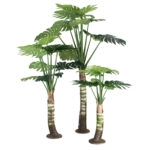 MONSTERA SET 20090 - Τεχνητό Διακοσμητικό Σετ Φυτών Μονστέρα A:Υ300cm B:Υ200cm C:Υ150cm