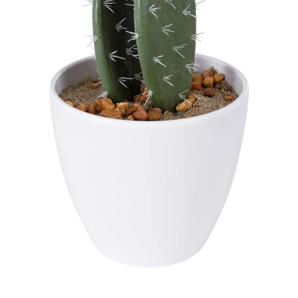 OPUNTIA FICUS-INDICA CACTUS 20096 Τεχνητό Διακοσμητικό Φυτό Κάκτος Φραγκοσυκιά Υ60cm
