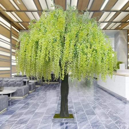 LABURNUM TREE 20165 Τεχνητό Διακοσμητικό Δέντρο Λαβούρνο Υ340cm - Τεχνητά Φυτά και Δέντρα Sticky 4