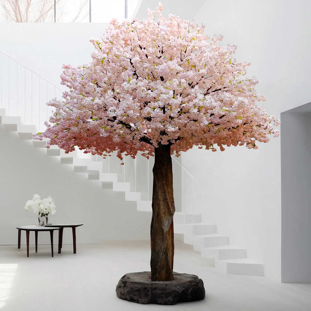 CHERRY PRUNUS BLOSSOM TREE 20167 Τεχνητό Διακοσμητικό Δέντρο Άνθος Κερασιάς Προύμνη Υ400cm