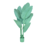 TURQUOISE STRELITZIA 20368 Τεχνητό Διακοσμητικό Φυτό Τιρκουάζ Στερλίτσια Υ120cm