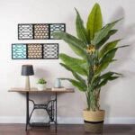 BANANA STRELITZIA REGINAE 20381 - Τεχνητό Διακοσμητικό Φυτό Μπανανιά - Στρελίτσια - Πουλί του Παραδείσου Υ230cm