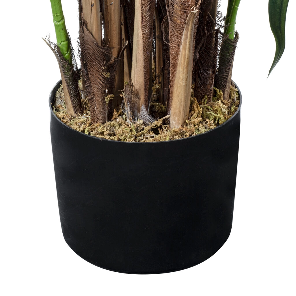 BROADLEAF LADY PALM TREE 20384 Τεχνητό Διακοσμητικό Φυτό Πλατύφυλλος Φοίνικας Μπαμπού Υ300cm