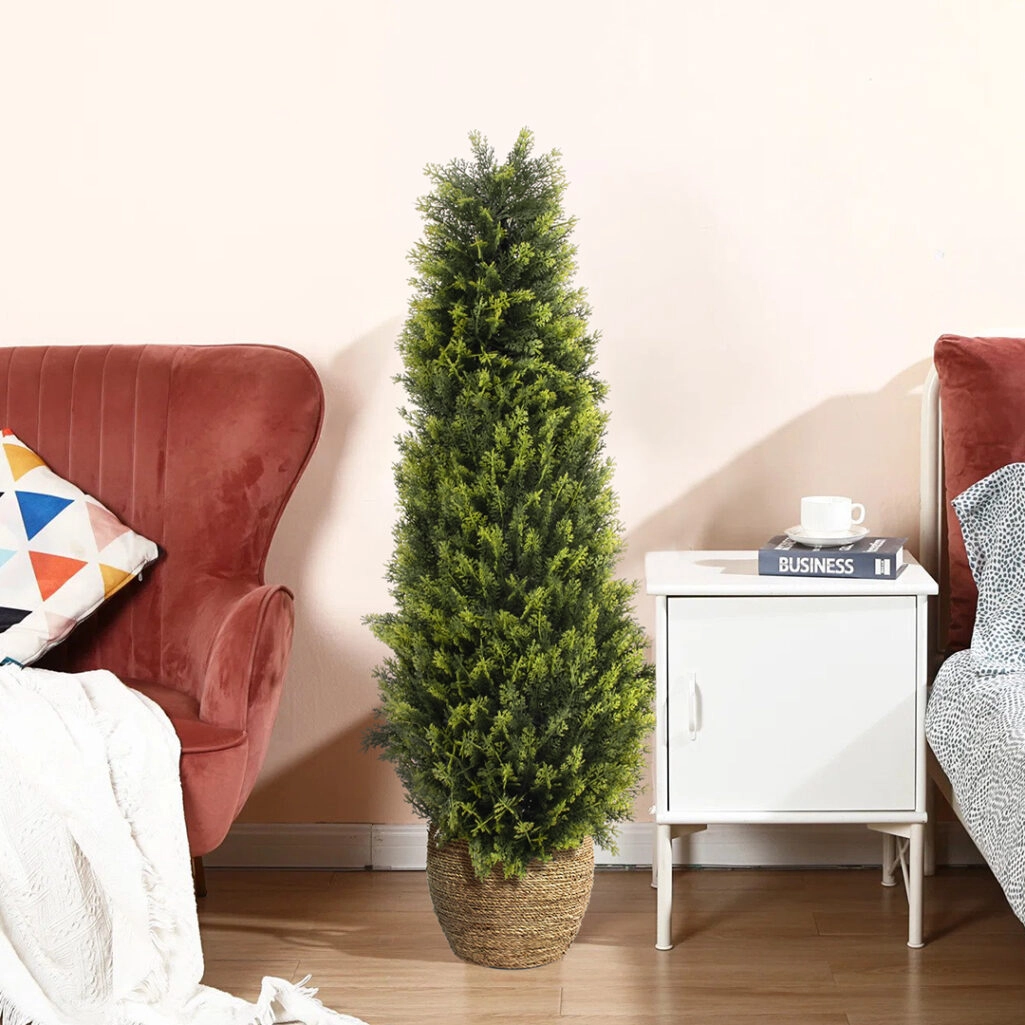 CYPRESSUS SEMPERVIRENS 20393 Artificial Decorative Plant Mediterranean Cypress H90cm
