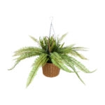 FERN HANGING BOUQUET PLANT 20629 Τεχνητό Κρεμαστό Διακοσμητικό Φυτό Φτέρης  Y56cm