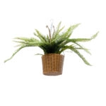 FERN HANGING BOUQUET PLANT 20629 Τεχνητό Κρεμαστό Διακοσμητικό Φυτό Φτέρης  Y56cm