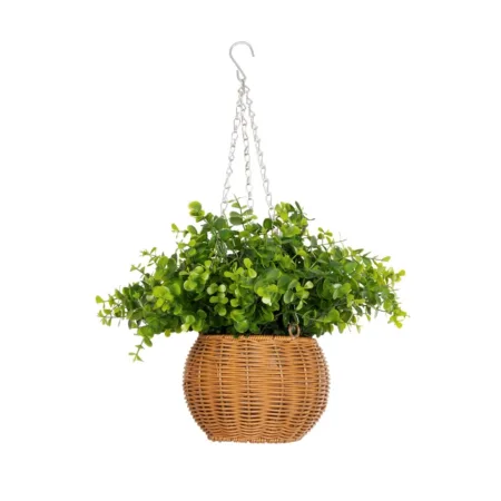 EUCALYPTUS HANGING PLANT 20640 Τεχνητό Κρεμαστό Διακοσμητικό Φυτό Φτέρης Π45 x Μ45 x Y30cm - Πρασινάδες - Κρεμαστά φυτά Sticky 2