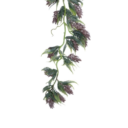 HANGING BROWN PINE CONE 20870 - Τεχνητό Κρεμαστό Διακοσμητικό Φυτό Κουκουνάρι Φ15 x Y60cm -  Sticky 1