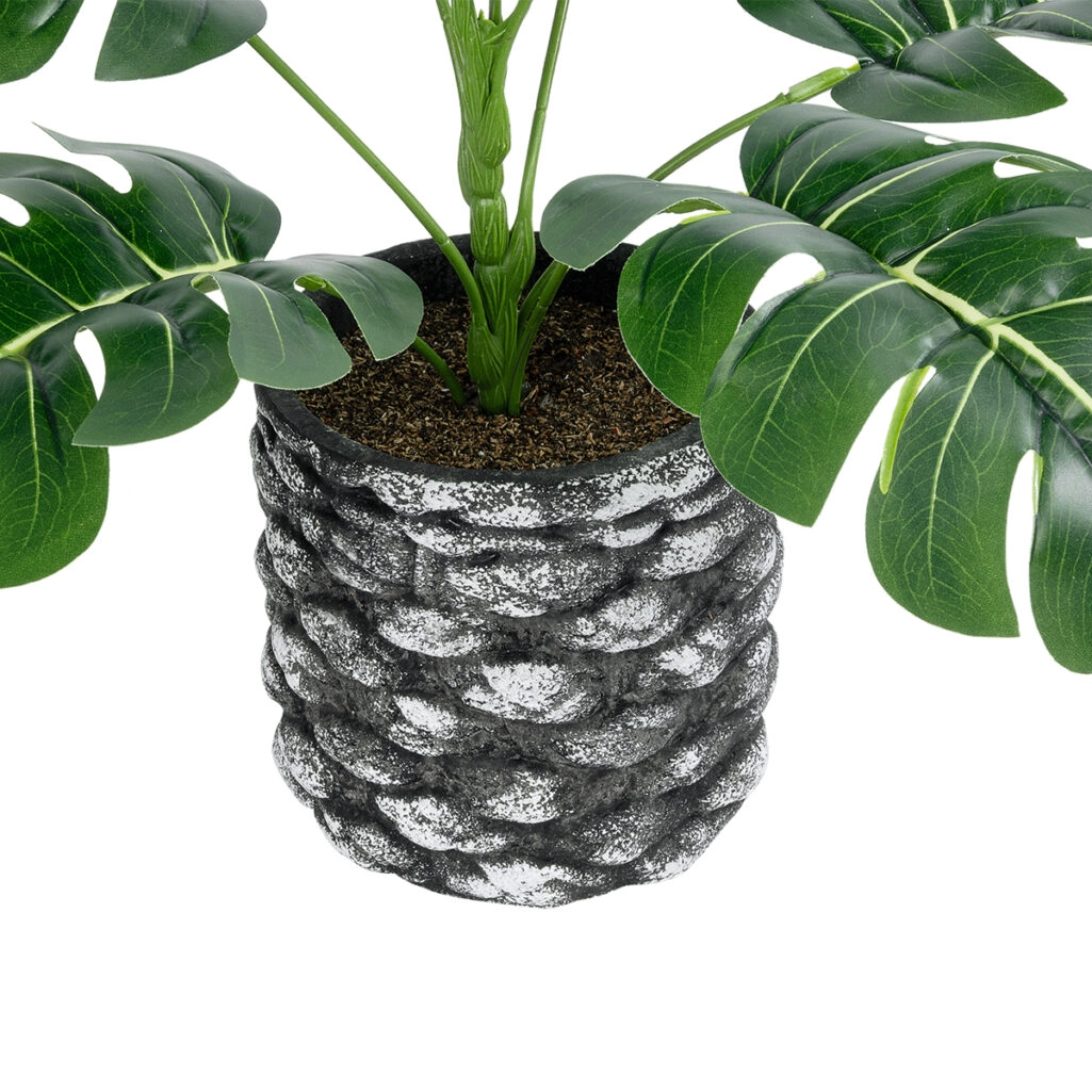 MONSTERA 20893 - Τεχνητό Διακοσμητικό Φυτό Μονστέρα Φ40 x Υ33cm