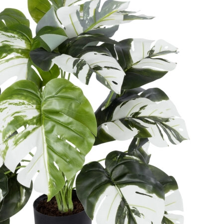 ALBINO MONSTERA PLANT 20925 - Διακοσμητικό Φυτό Λευκή Μονστέρα Φ70 x Υ75cm - Τεχνητες Μονστερες και Φιλοδεντρα Sticky 1