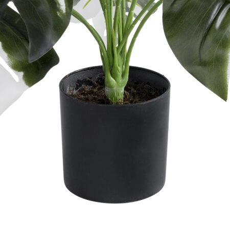ALBINO MONSTERA PLANT 20935 - Διακοσμητικό Φυτό Λευκή Μονστέρα Φ60 x Υ55cm - Τεχνητες Μονστερες και Φιλοδεντρα Sticky 2