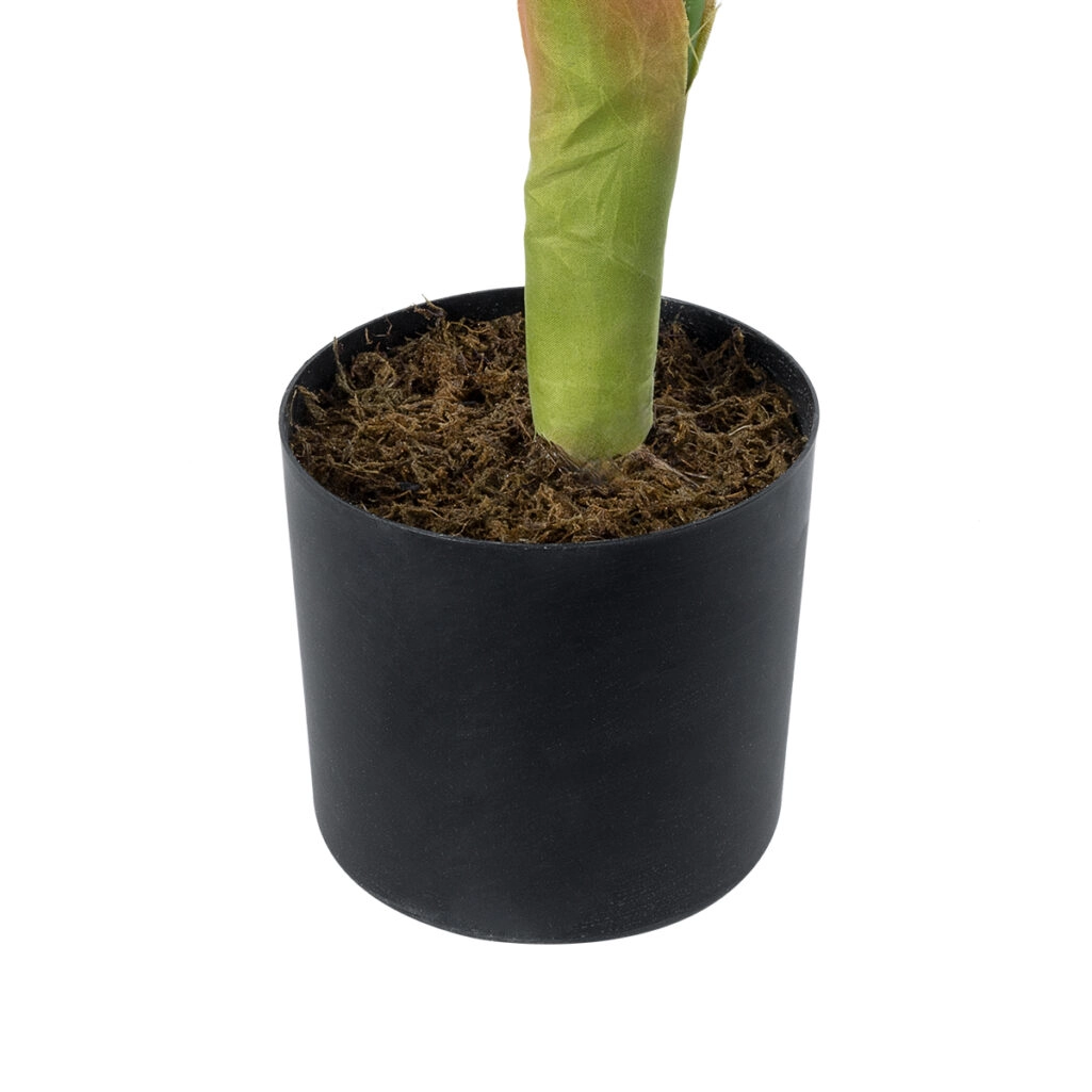YELLOW ZEBRA PLANT 20942 Artificial Decorative Yellow Zebra Plant Φ75 x H90cm