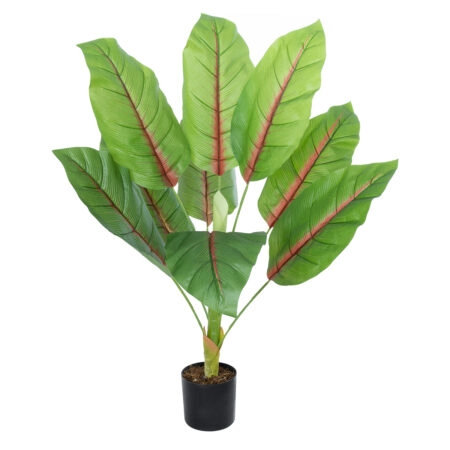 BLOOD BANANA PLANT 20944 - Διακοσμητικό Φυτό Αιματόφυλλη Μπανανιά Φ70 x Υ90cm - Τεχνητες Μπανανιες