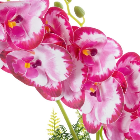 PINK + FUCHSIA ORCHID 21079 Διακοσμητικό Φυτό Ροζ - Φούξια Ορχιδέα Υ45cm - Τεχνητες Ορχιδεες Sticky 1