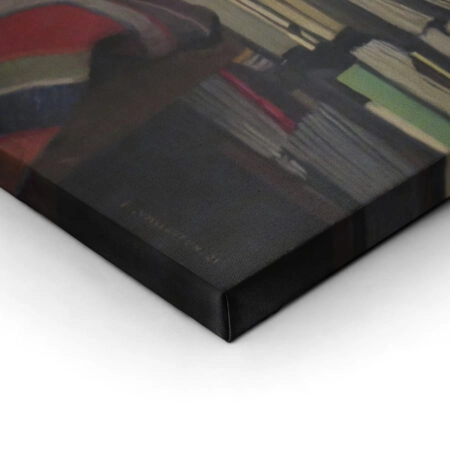 Πινακας σε καμβά FELIX VALLOTTON - LA BIBLIOTHEQUE - Felix Vallotton Sticky 2