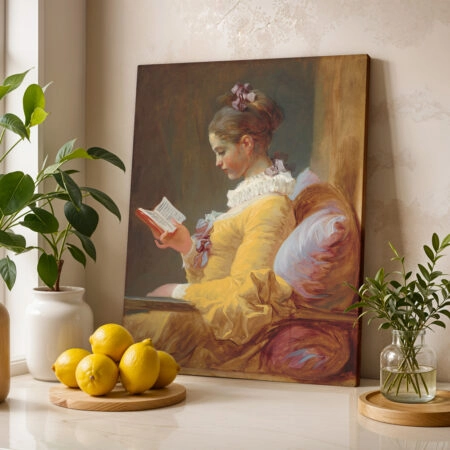 Πινακας σε καμβά FRAGONARD - THE READER - Αλλοι ζωγραφοι