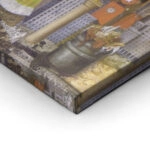 Πίνακας σε καμβά FRIDA KAHLO - MY DRESS HANGS THERE