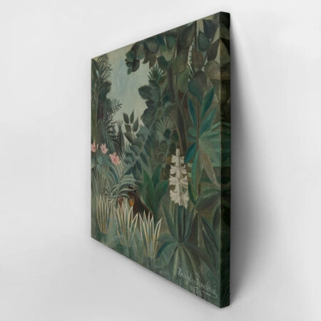 Πίνακας σε καμβά HENRI ROUSSEAU - THE EQUATORIAL JUNGLE - Αλλοι ζωγραφοι Sticky 3