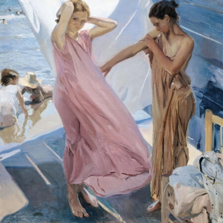 Πίνακας σε καμβά JOAQUIN SOROLLA - AFTER BATHING - Sorolla Joaquin Sticky 5