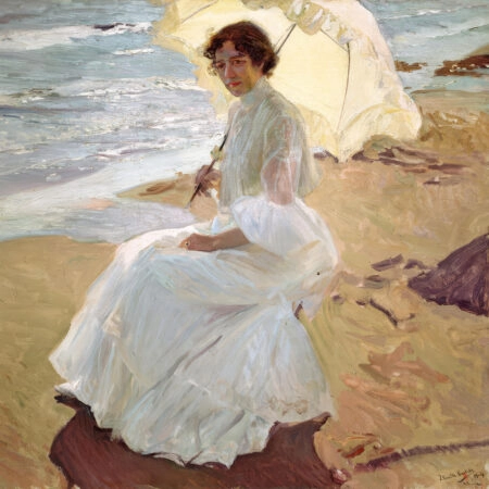 Πίνακας σε καμβά JOAQUIN SOROLLA - CLOTILDE ON THE BEACH - Sorolla Joaquin Sticky 5