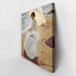 Πίνακας σε καμβά JOAQUIN SOROLLA - CLOTILDE ON THE BEACH