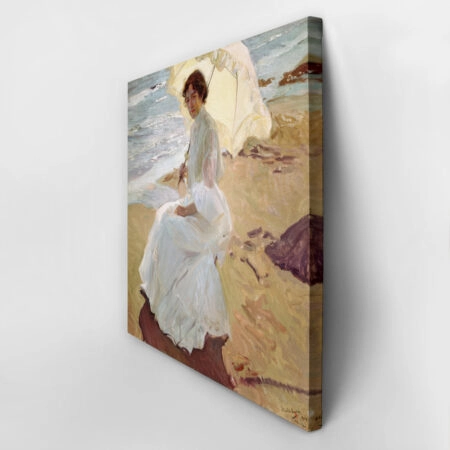 Πίνακας σε καμβά JOAQUIN SOROLLA - CLOTILDE ON THE BEACH - Sorolla Joaquin Sticky 2