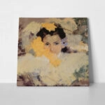 Πίνακας σε καμβά JOAQUIN SOROLLA - GIRL WITH FLOWERS