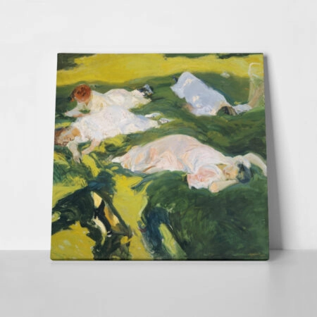 Πίνακας σε καμβά JOAQUIN SOROLLA - THE SIESTA - Sorolla Joaquin