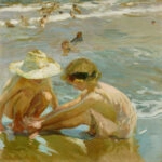 Πίνακας σε καμβά JOAQUIN SOROLLA - THE WOUNDED FOOT