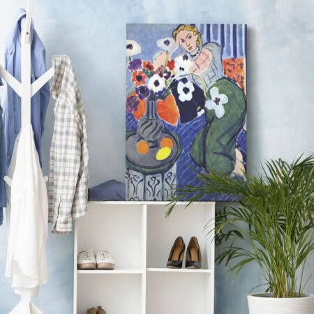 Πινακας σε καμβά MATISSE - ODALISQUE BLUE HARMONY - Henri Matisse