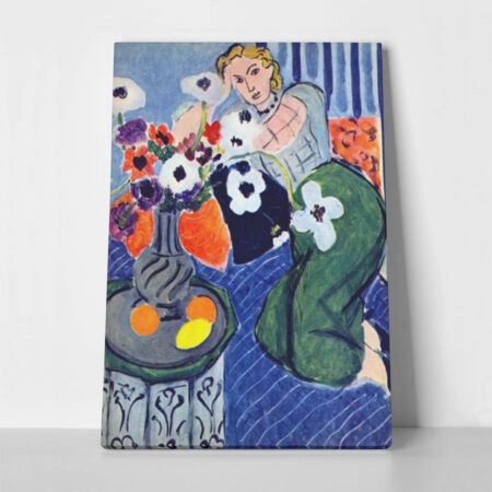 Πινακας σε καμβά MATISSE - ODALISQUE BLUE HARMONY - Henri Matisse Sticky 1