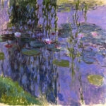 Πίνακας σε καμβά MONET - WATER LILIES 1919