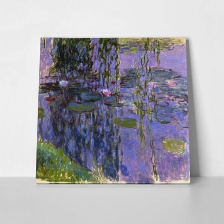 Πίνακας σε καμβά MONET - WATER LILIES 1919 - Monet Claude Sticky 1