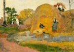 Πινακας σε καμβά PAUL GAUGUIN - LES MEULES JAUNES